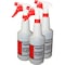 Spray Alert Spray Bottles, 24oz, 4-1/2"Wx3/5"Diax11"H, , White, PK 3 IMP5024SS - alternate 1